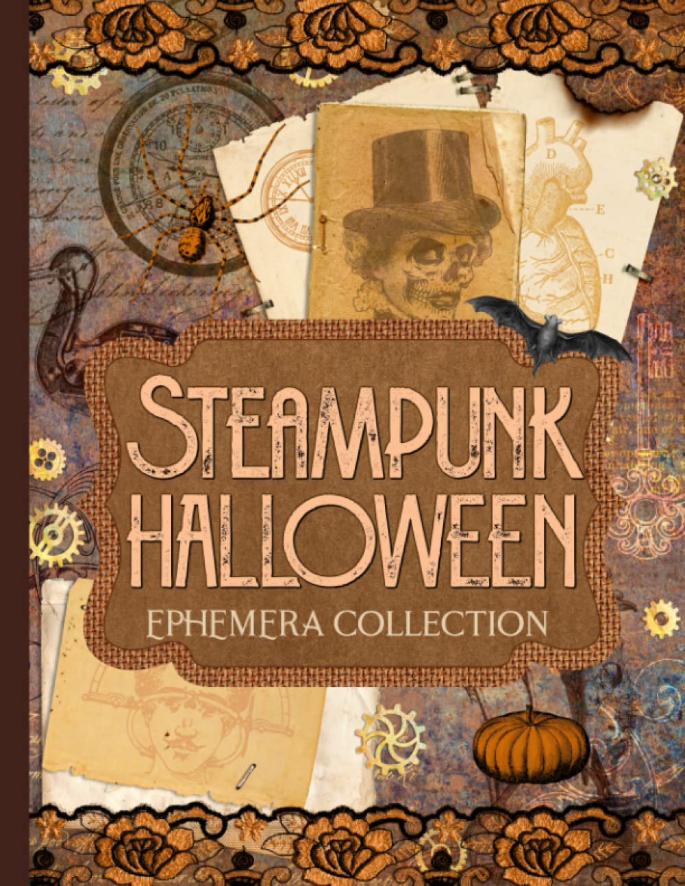 Steampunk Halloween Ephemera Collection: Over 80 Designs for Junk Journals