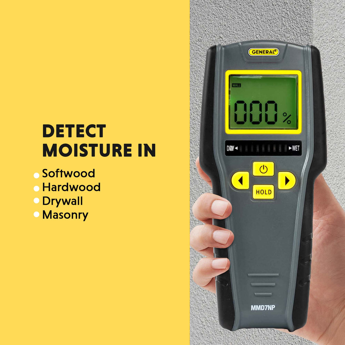 General Tools MMD7NP Pinless Digital Moisture Meter