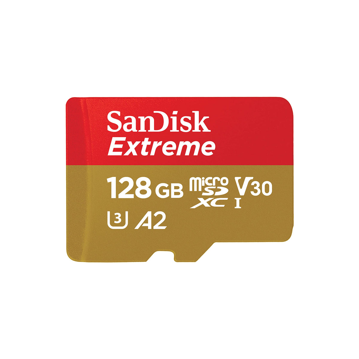 SanDisk 128GB Extreme microSDXC UHS-I Card with Adapter, SDSQXAA-128G
