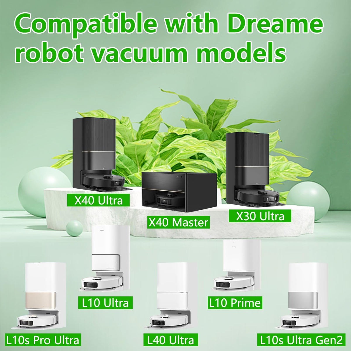 Robot Vacuum Floor Cleaning Solution for Dreame and MOVA, 1 L