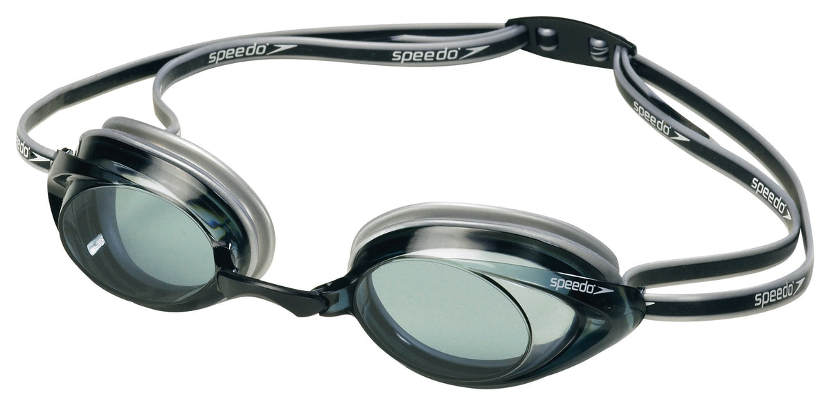 Speedo Unisex Adult Swim Goggles Vanquisher 2.0, Smoke, One Size