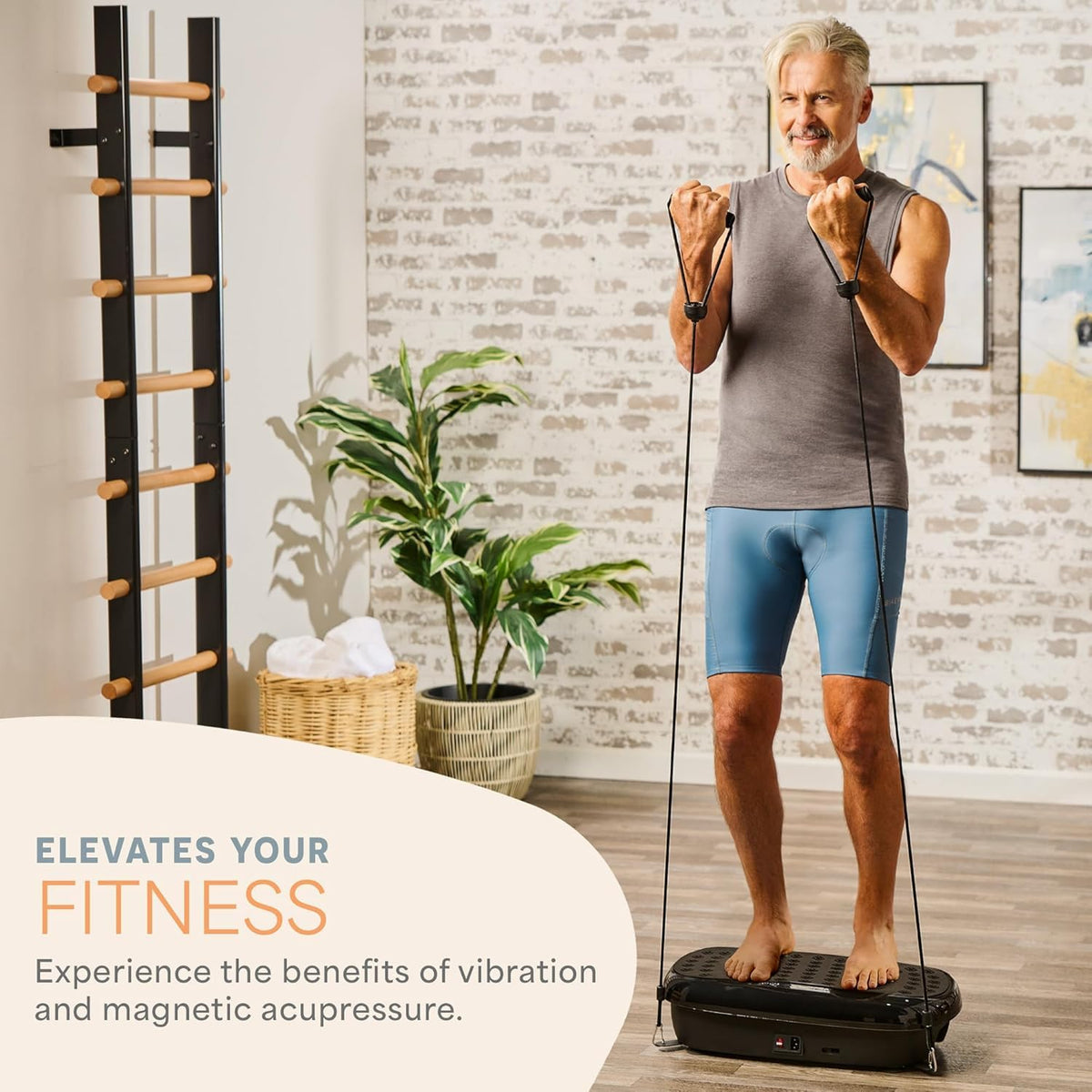 Lifepro HexaplateLite Vibration Plate Exercise Machine, Small