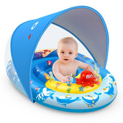 EZIGO Baby Pool Float with UPF 50+ Canopy, 6-36 Months