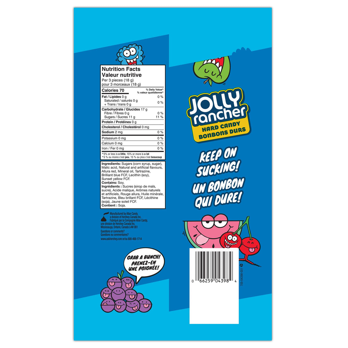Jolly Rancher Assorted Hard Candy, 360 Count, 2.26 kg