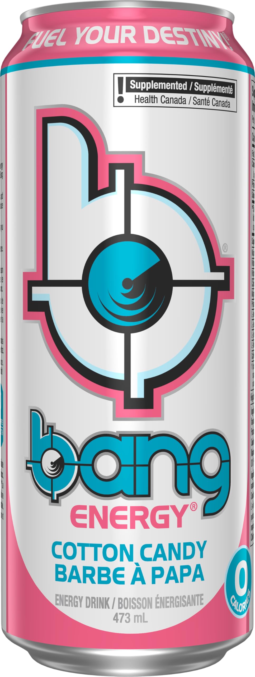 Bang Energy Drink, Cotton Candy, 12 x 473 ml
