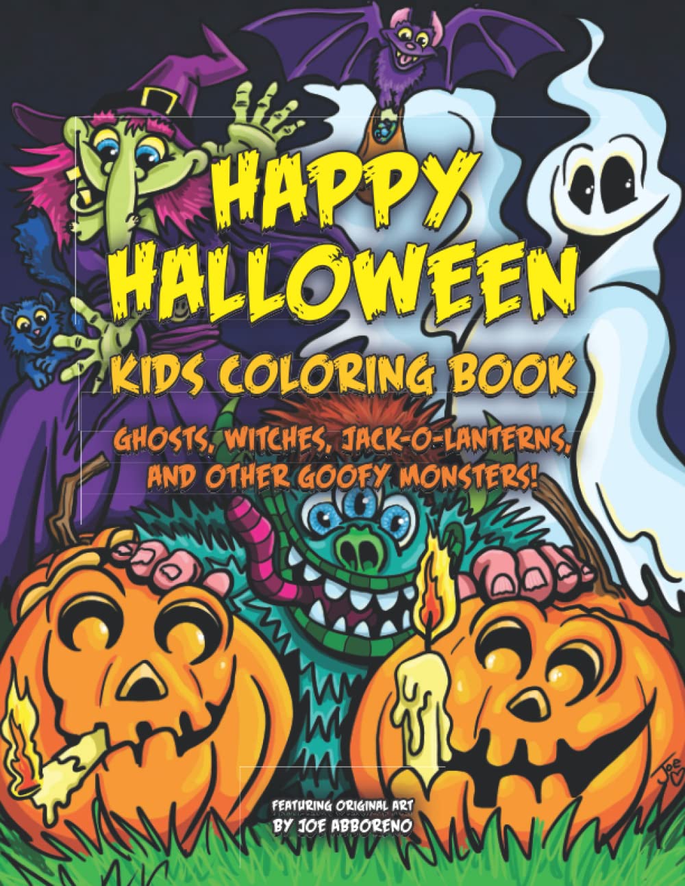 Happy Halloween Kids Coloring Book: Ghosts