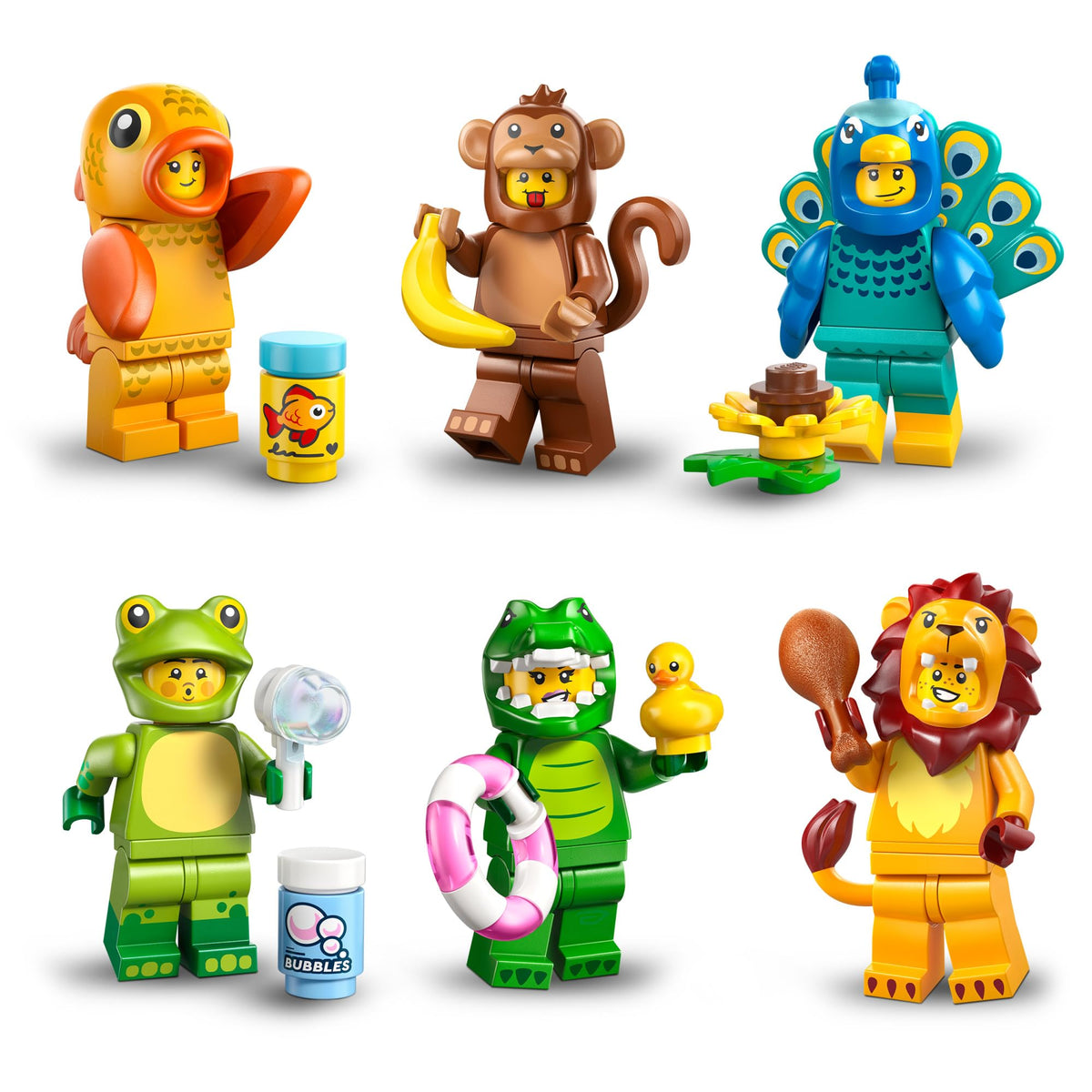 LEGO Minifigures Animal Series 28, 6 Pack, Ages 5+, 66813