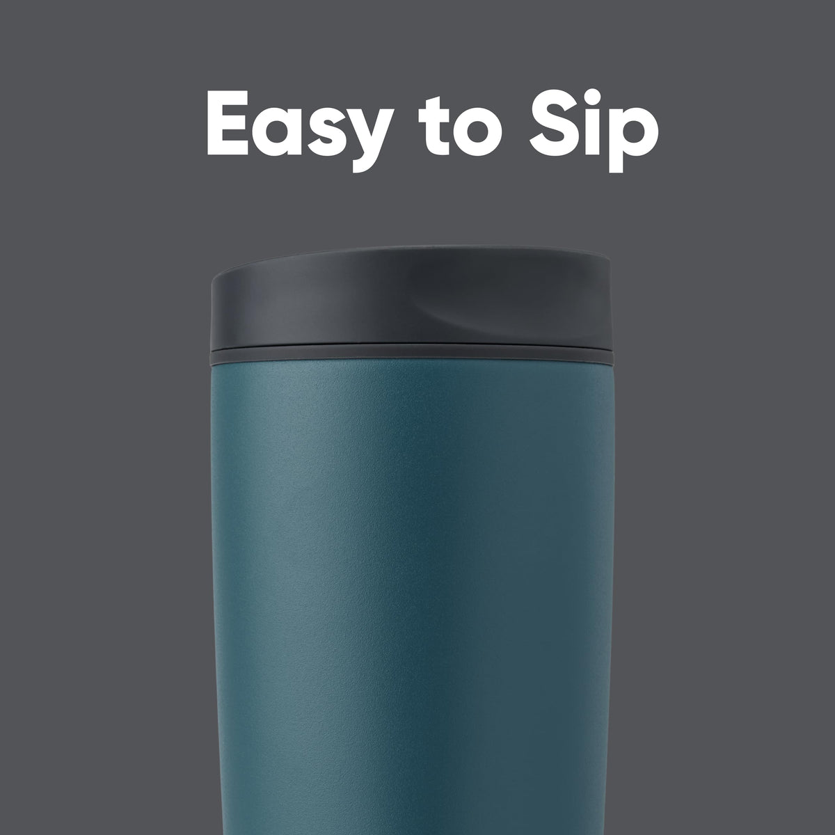 Owala SmoothSip Slider Insulated Coffee Tumbler, 20 oz, High Dive