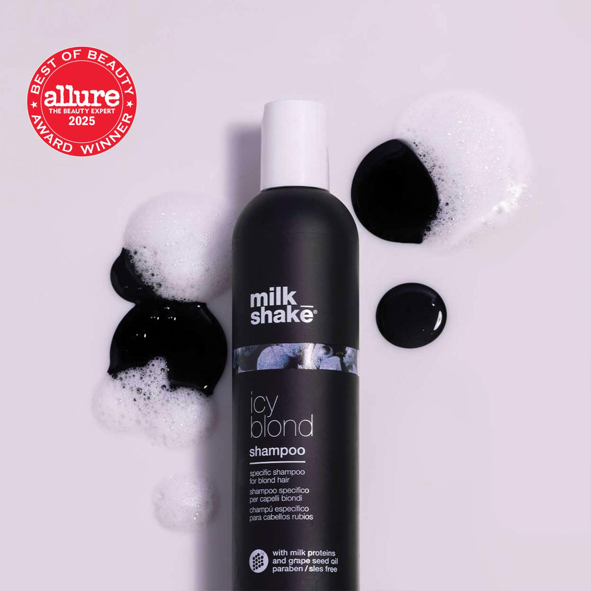 Milk_shake Icy Blond Shampoo, 10.1 fl oz (300 ml)