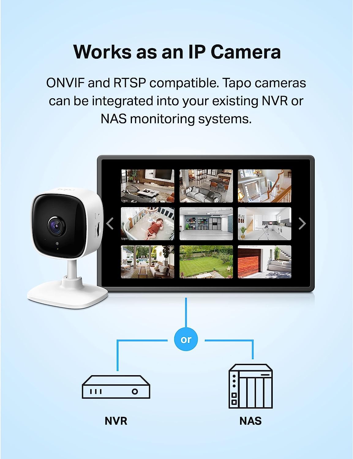 TP-Link Tapo C100 1080p Home Security Wi-Fi Camera