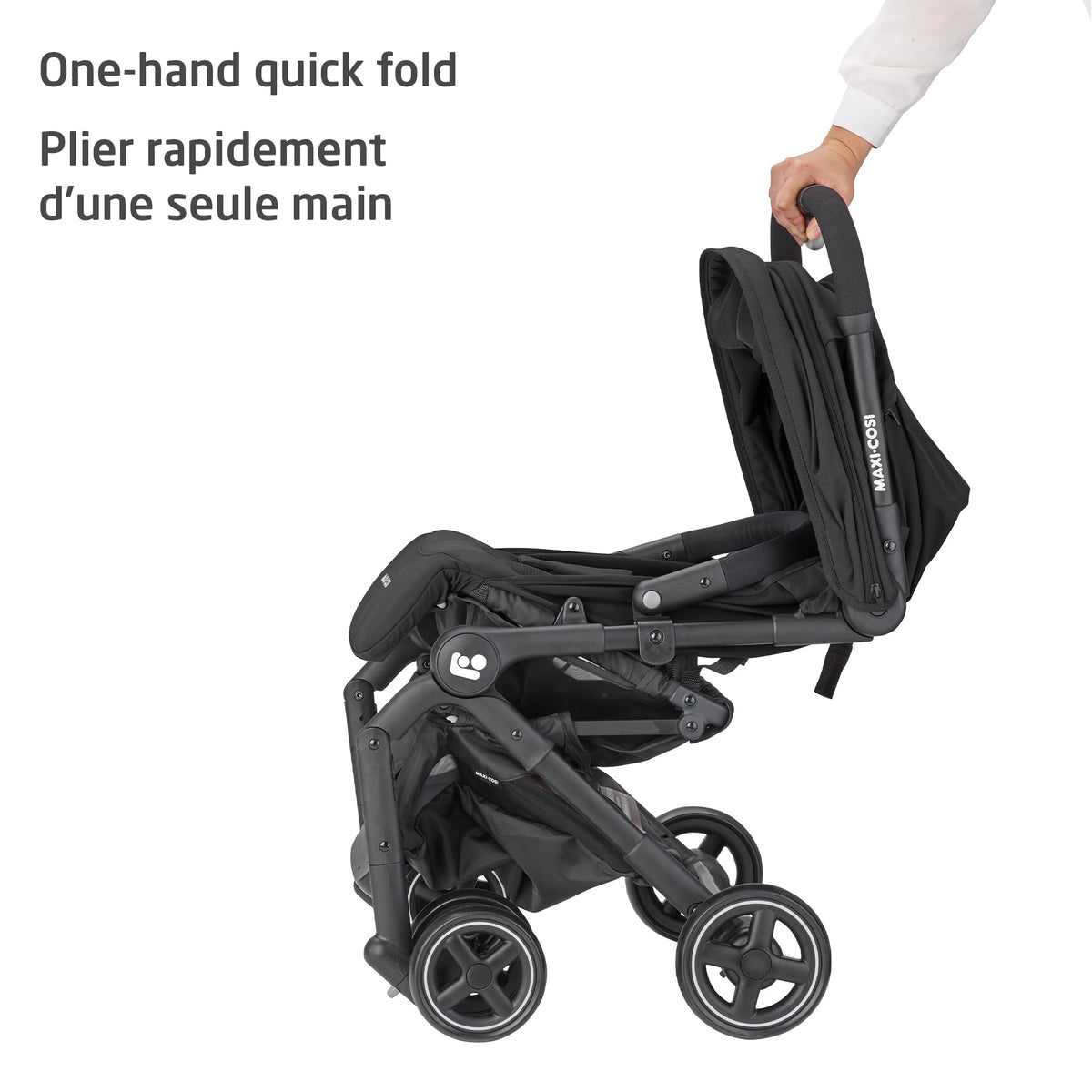 Maxi-Cosi Lara Ultra Compact Stroller, Essential Black