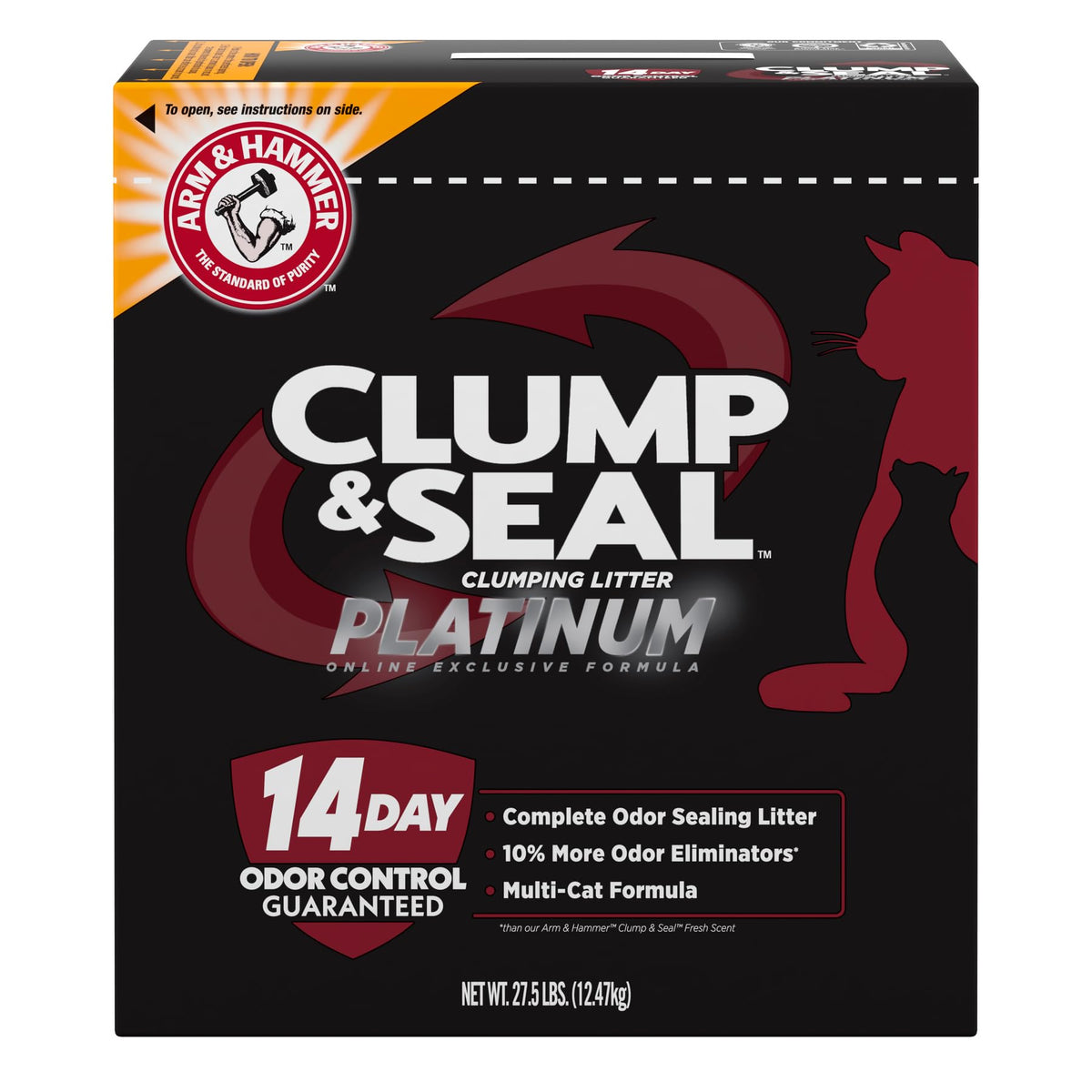 Arm & Hammer Platinum Clump & Seal Multi-Cat Litter, 12.47 kg