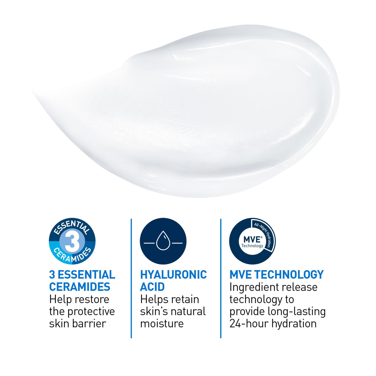 CeraVe Moisturizing Cream, Face, Hands & Body, 539 g