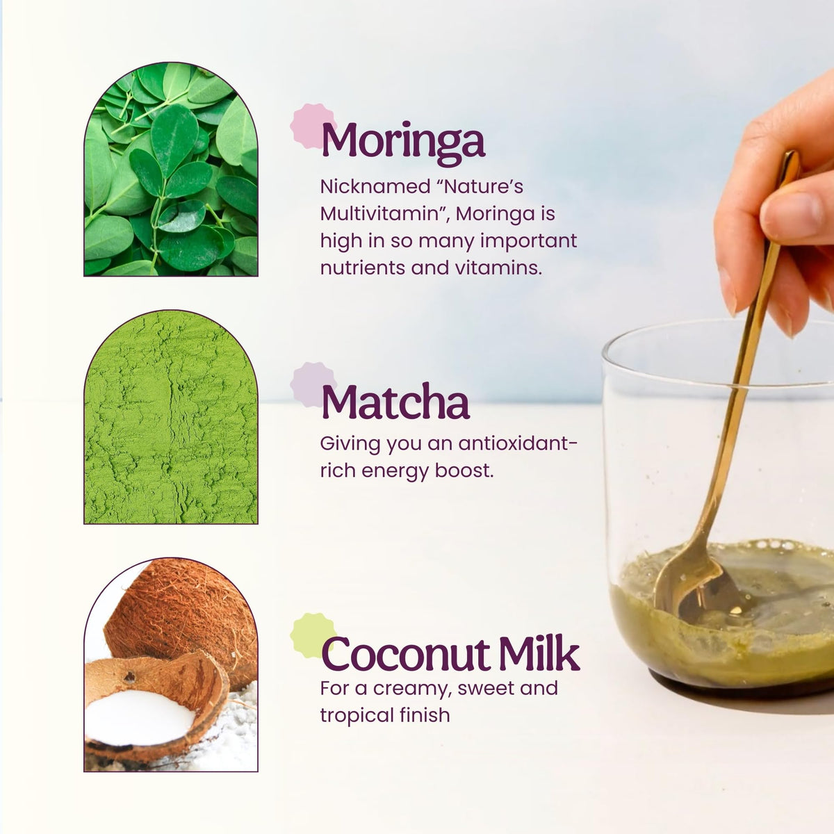 Blume Matcha Coconut Superfood Latte Mix, 25 Servings