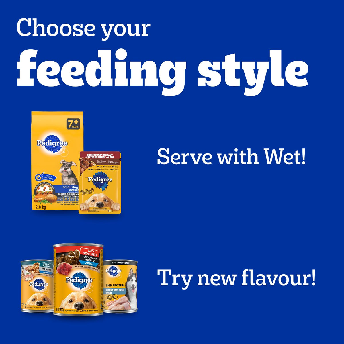 Pedigree Chopped Wet Dog Food, Chicken Dinner, 375g, 12 Pack