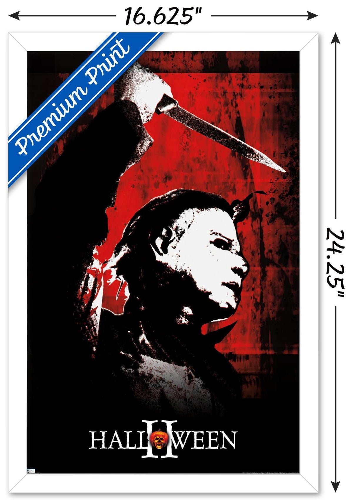 Halloween II Red Wall Poster