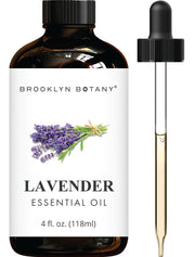 Brooklyn Botany Lavender Essential Oil with Glass Dropper, 118 mL