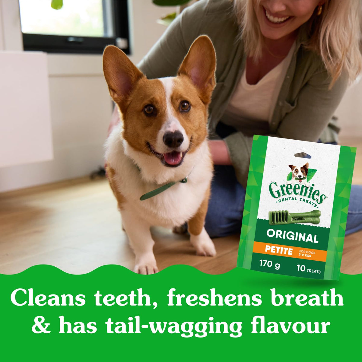 GREENIES Original Petite Dental Dog Treats, 60 Count