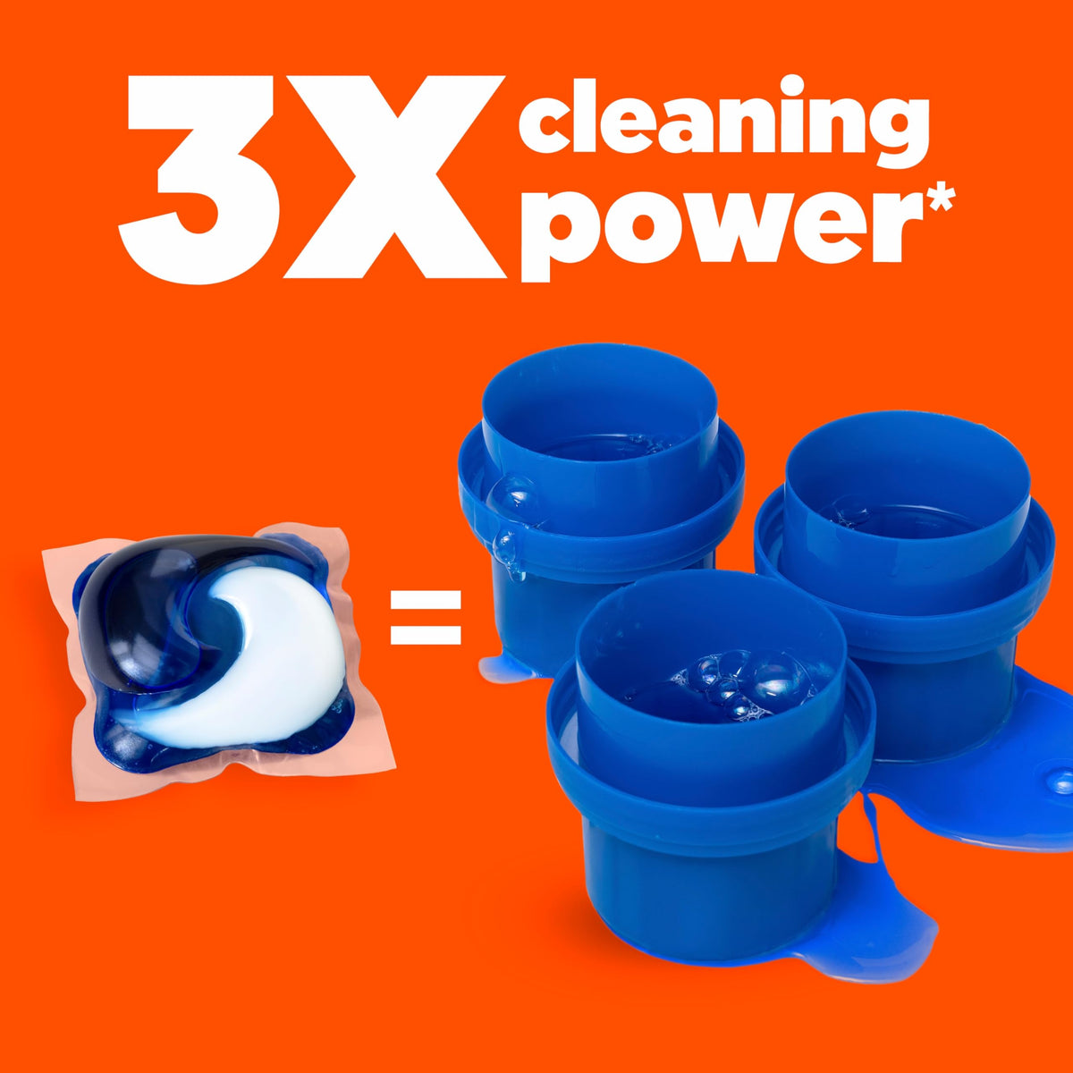Tide Pods Laundry Detergent with a Touch of Downy 4-in-1, 57 Count