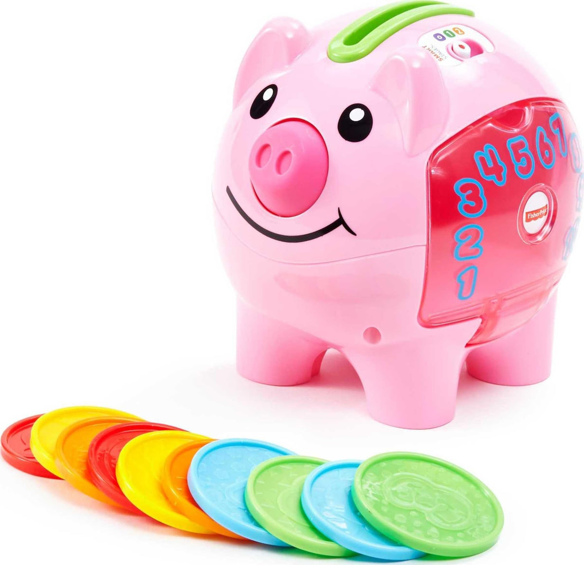 Fisher-Price Laugh & Learn Smart Stages Piggy Bank, Ages 6+ Months