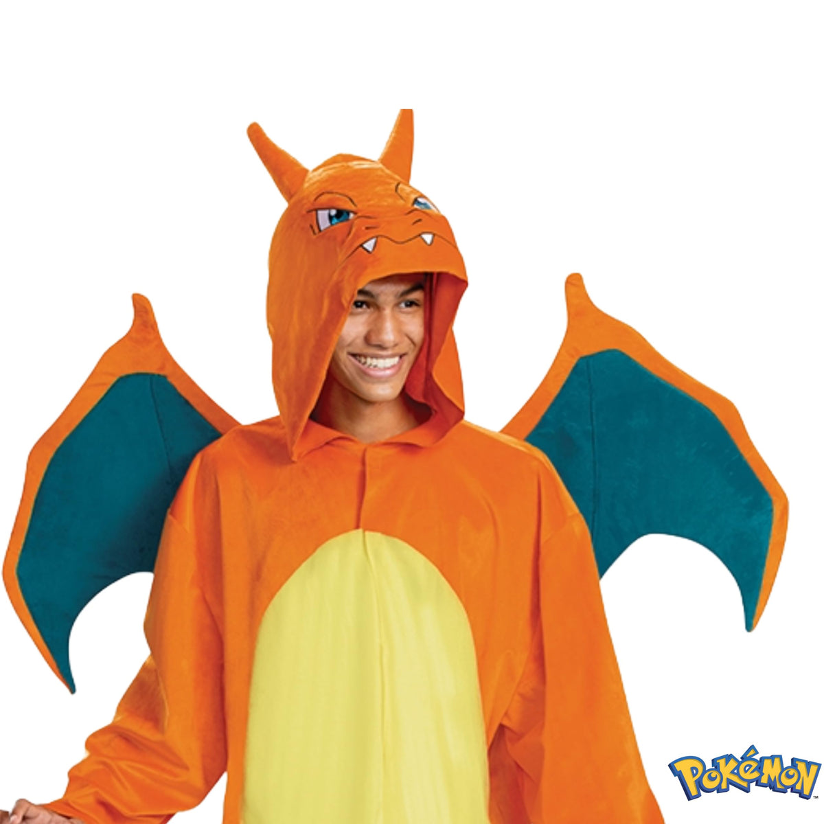 Disguise Pokemon Charizard Adult Costume with Wings, X-Large (50-52)