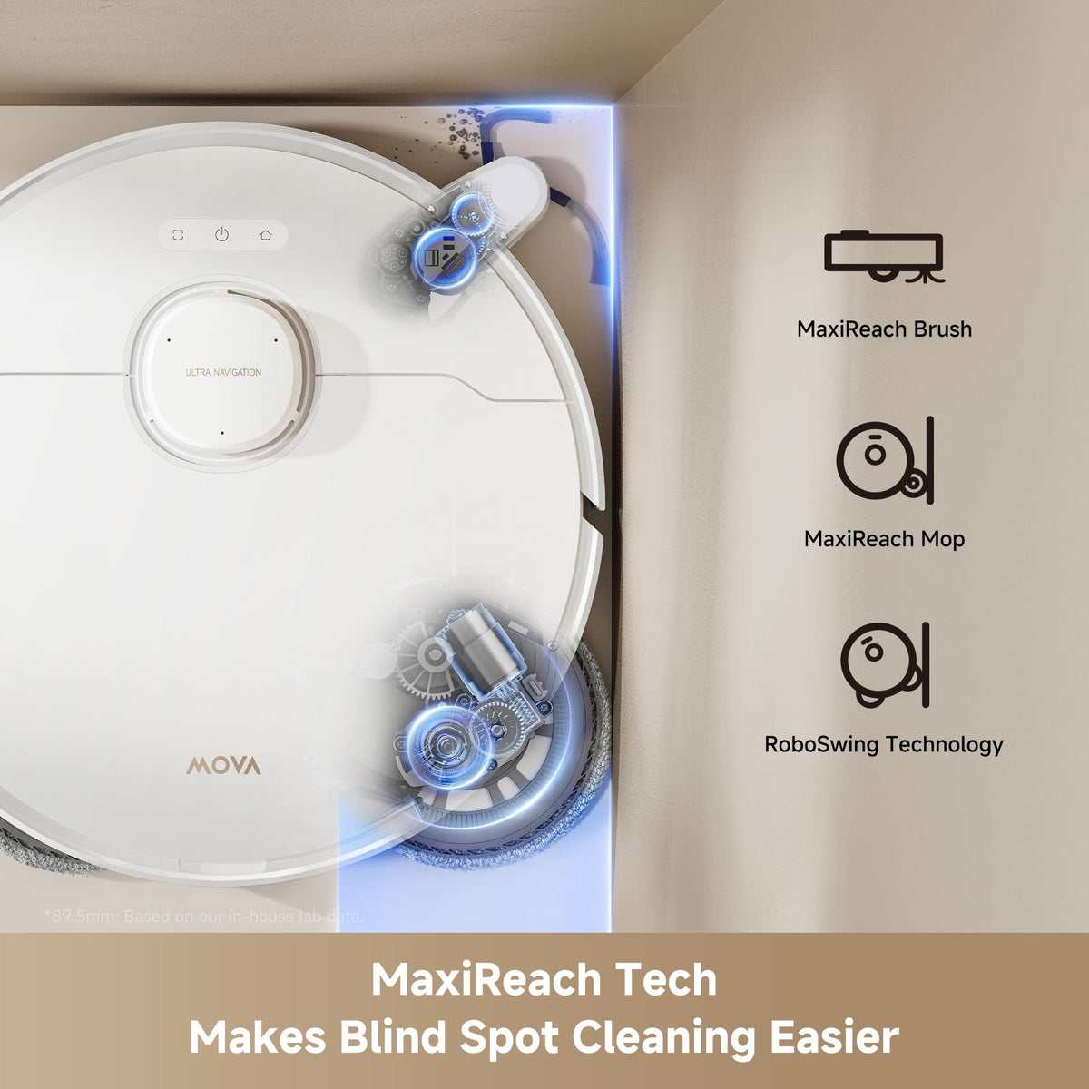 MOVA P10 Pro Ultra Gen 2 Robot Vacuum and Mop, 26000Pa Suction