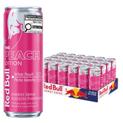 Red Bull Energy Drink, White Peach, 355 mL, 24 Pack