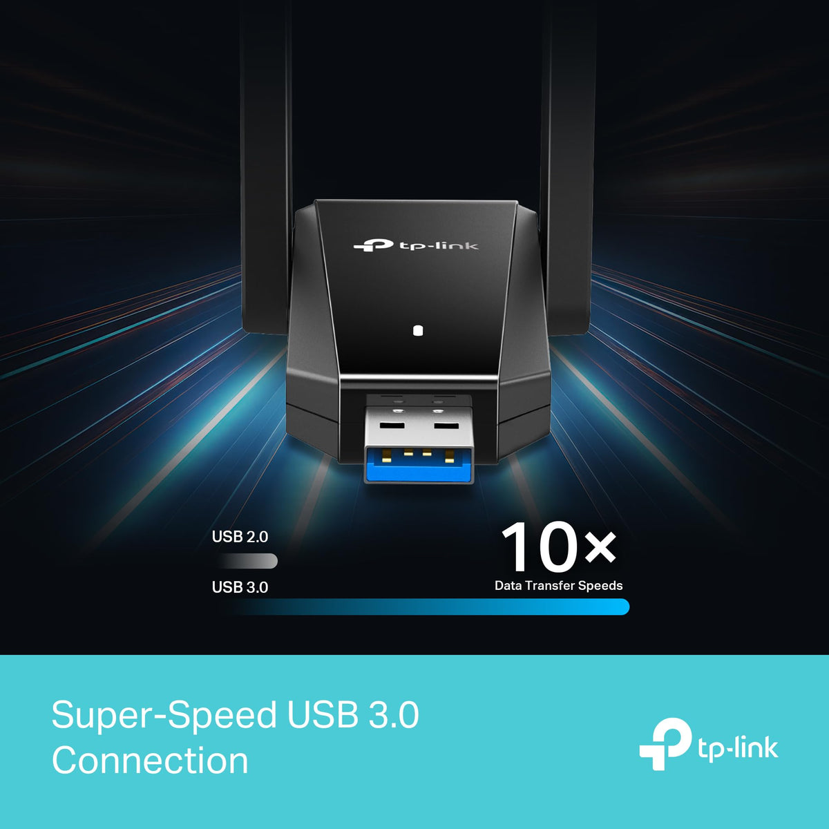TP-Link AX1800 WiFi 6 USB Adapter, Archer TX30U Plus