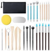 Amrules Clay Tools Kit, 27 Pieces