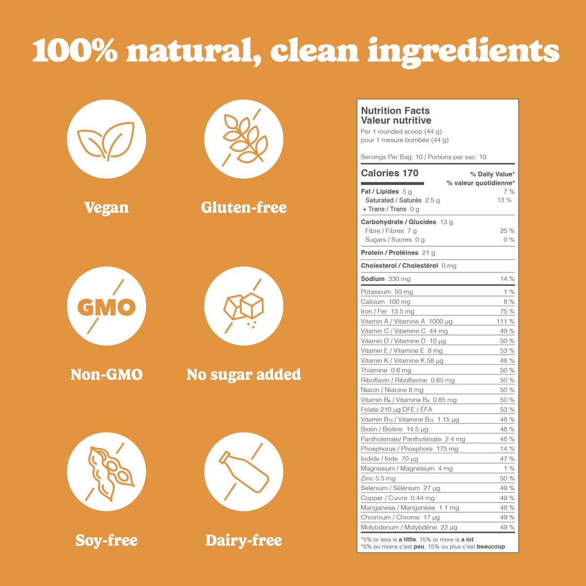Good Protein Plant-Based All-in-One Shake, Salted Caramel, 440 g