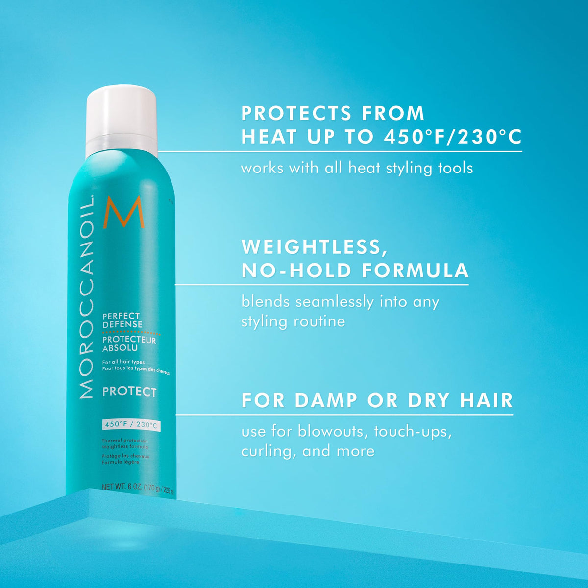 Moroccanoil Perfect Defense Heat Protectant Spray, Travel Size
