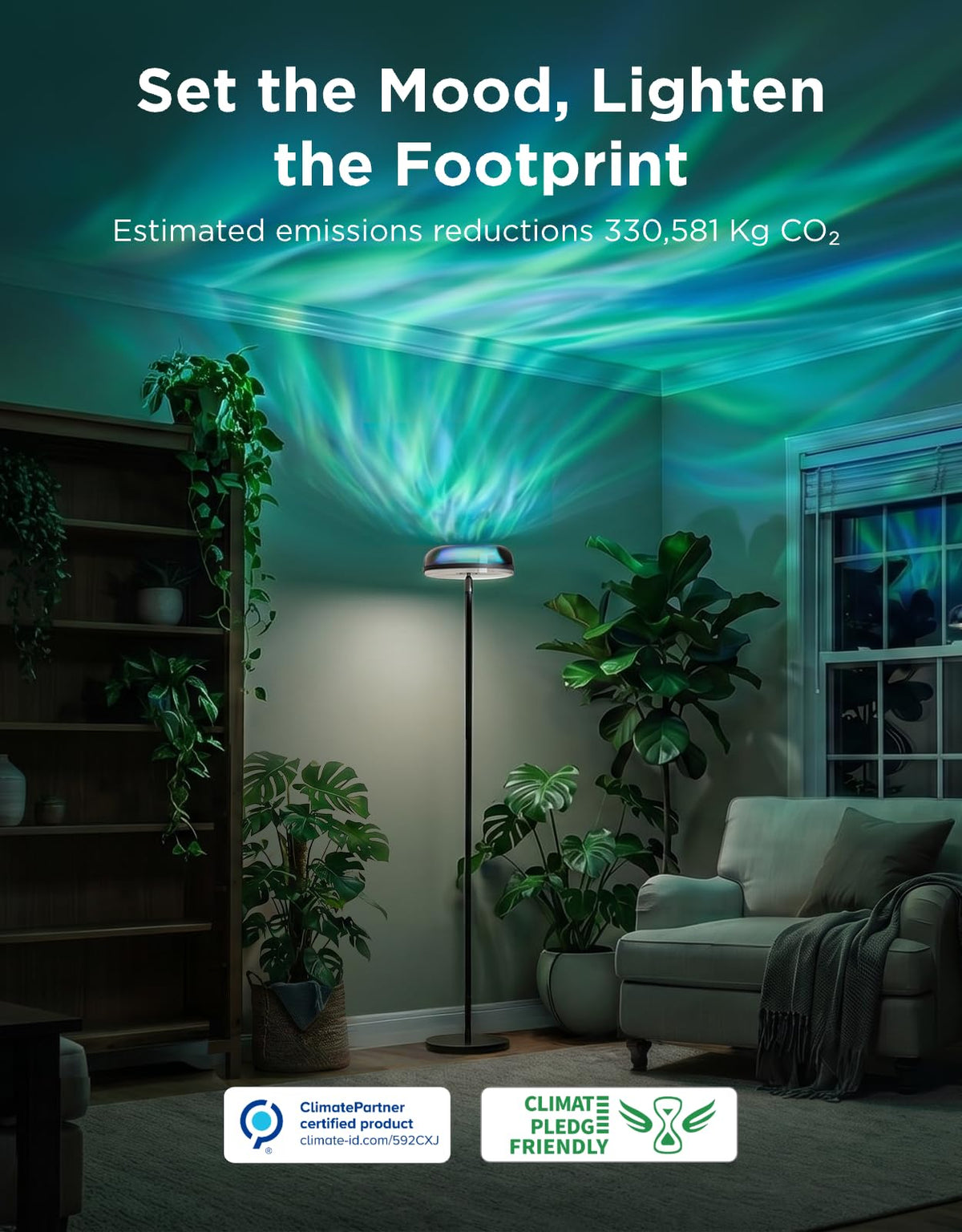 Govee Uplighter Floor Lamp, RGBIC Smart Floor Lamp