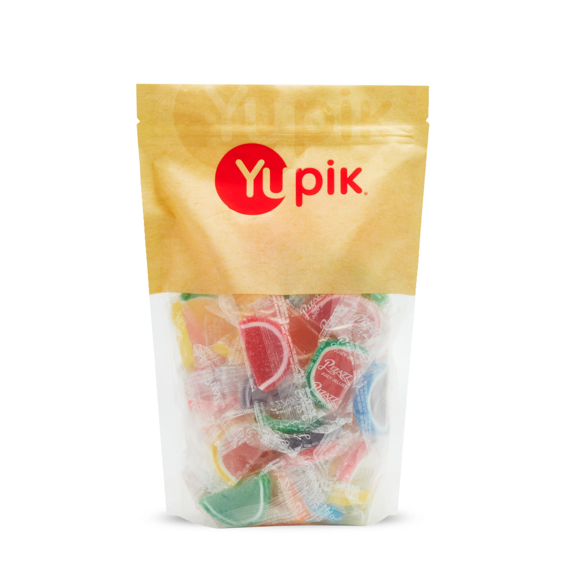 Yupik Wrapped Fruit Flavoured Jelly Slices, 1 kg