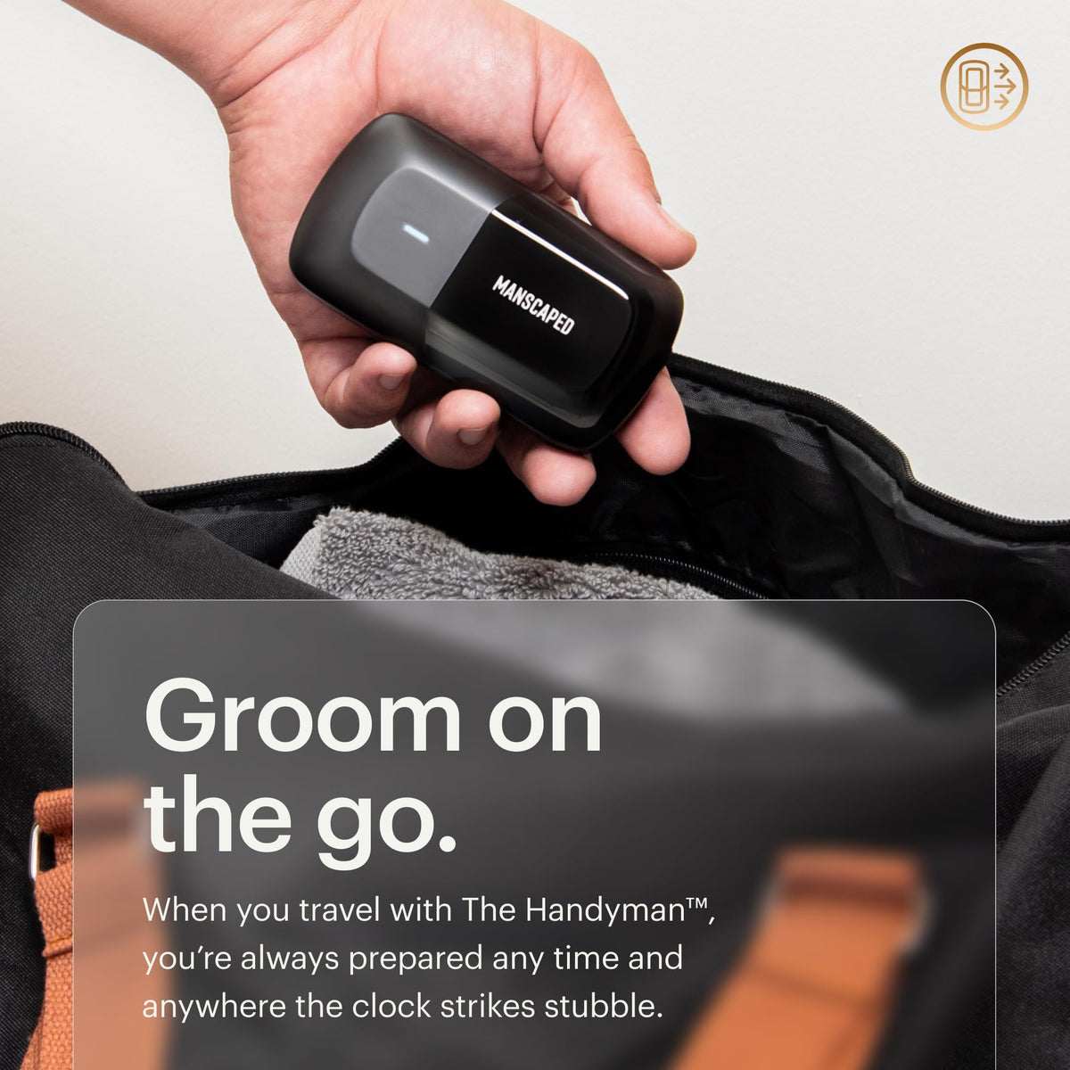 Manscaped The Handyman Men's Compact Foil Face Shaver, USB-C