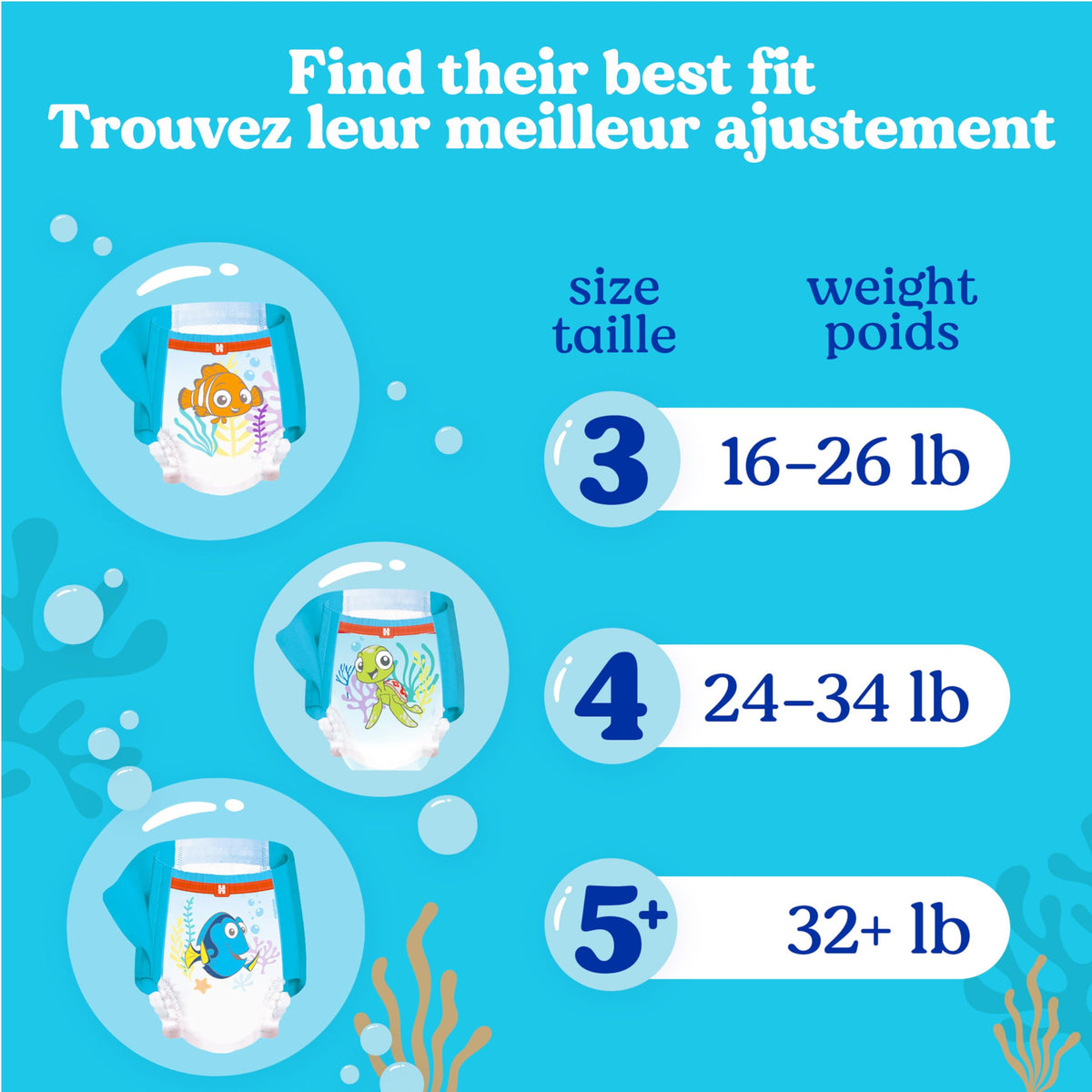 Huggies Little Swimmers Swim Diapers, Size 4, 24-34 lb, 11 Count