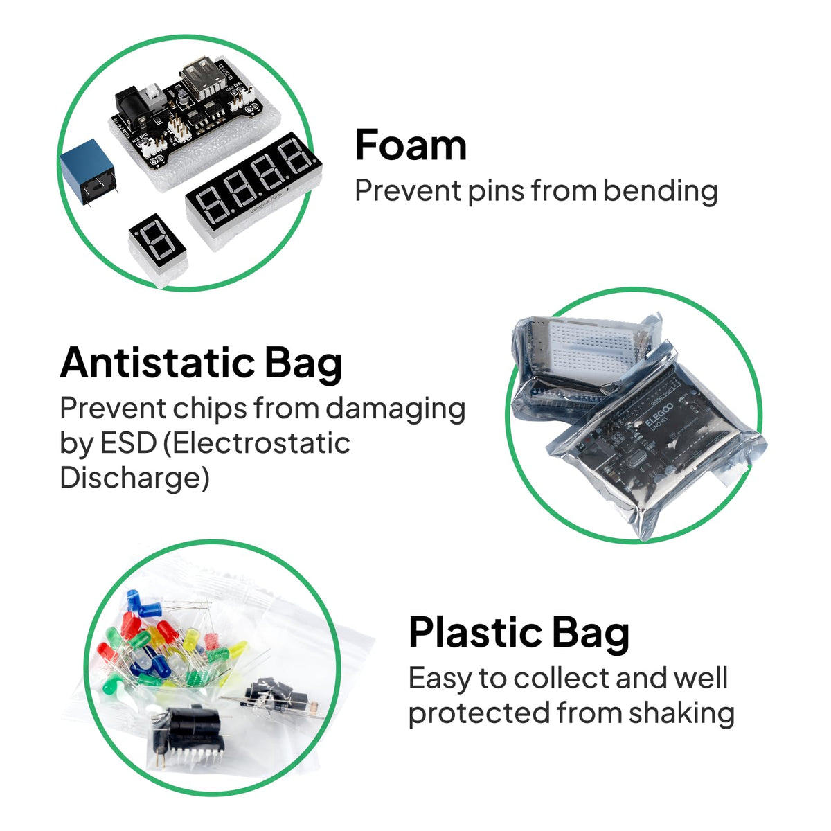 ELEGOO UNO R3 Super Starter Kit for Arduino, 60+ Components