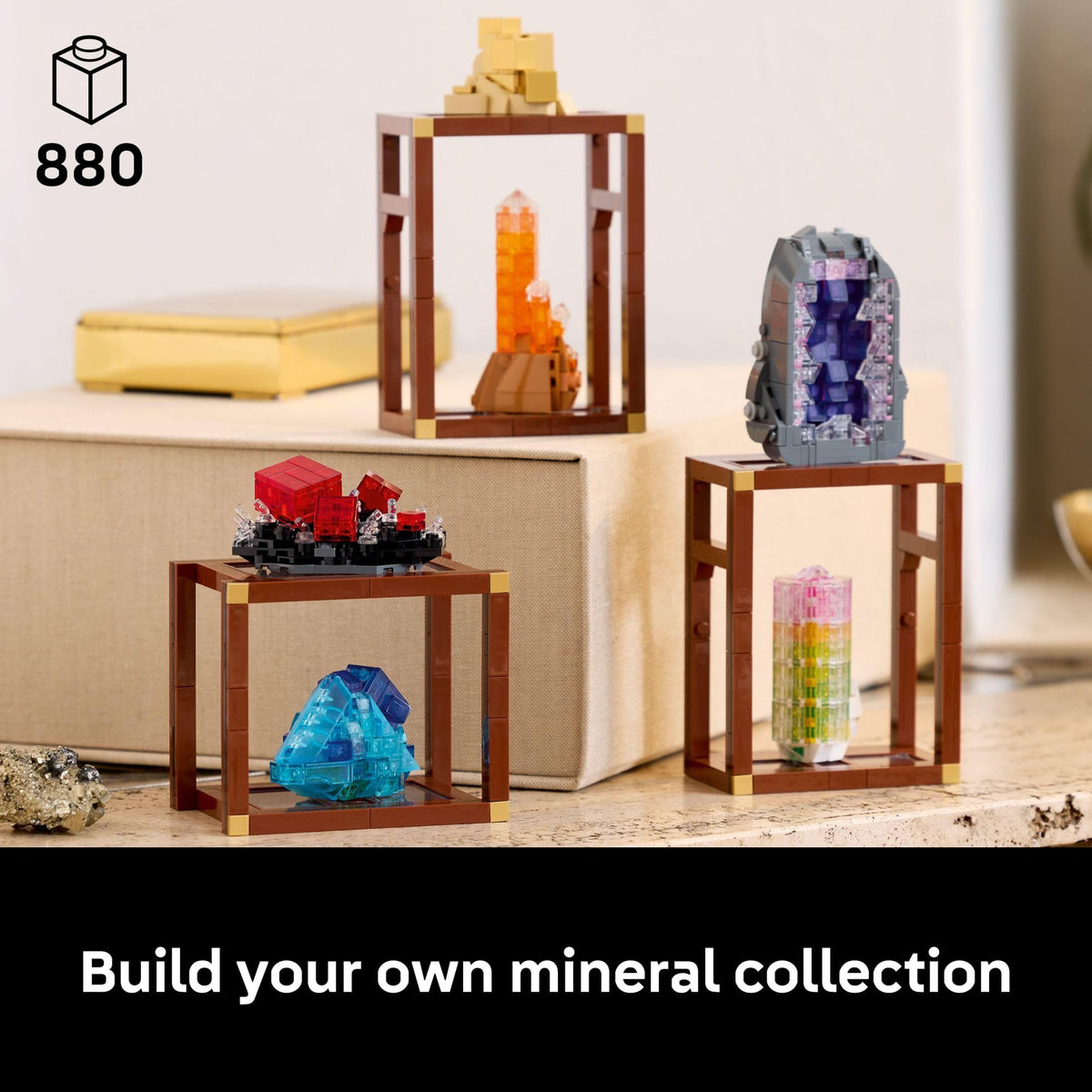 LEGO Ideas Mineral Collection Building Set, 21362