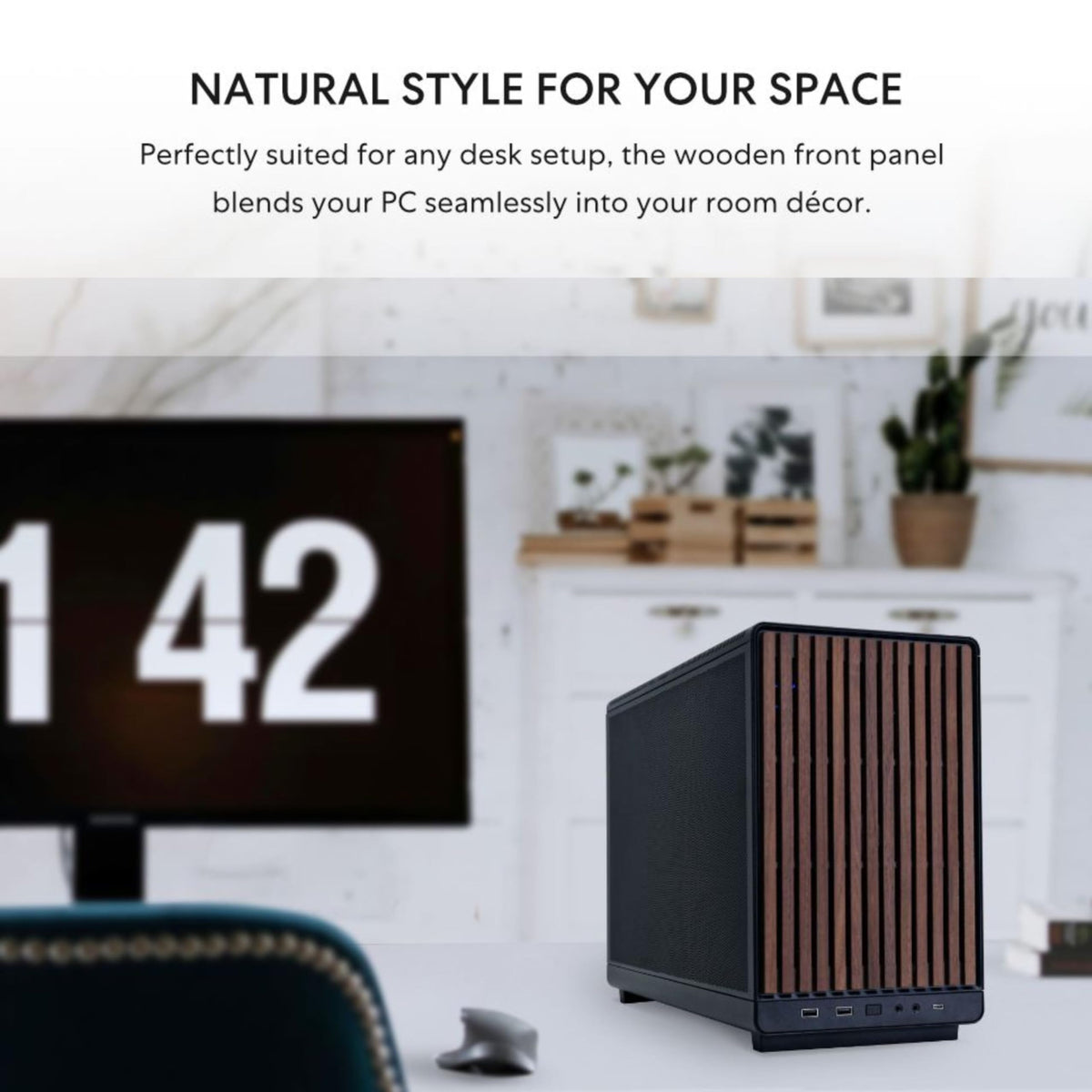 Lian Li A3-mATX-WD 26.3L Micro Chassis, Black, A3X-WD