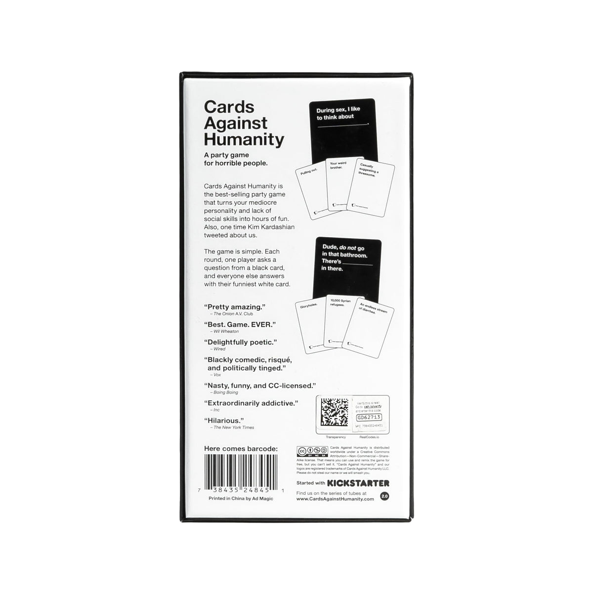 Cards Against Humanity: Canadian Edition