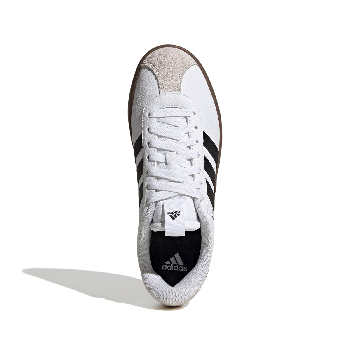 Adidas Women's VL Court 3.0, White/Core Black/Grey One, 8.5