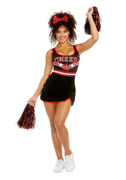 Dreamgirl Women's Cheerleader Costume, Cheer Team USA, X-Large