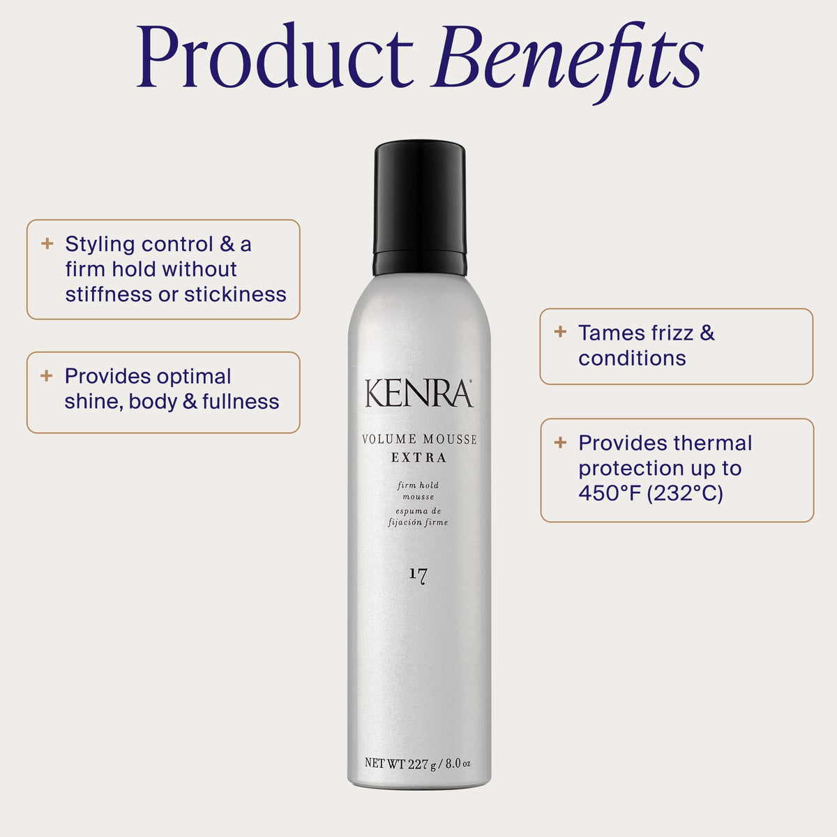 Kenra Volume Mousse Extra 17, 227 mL