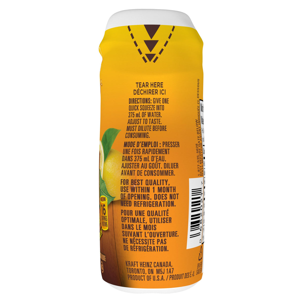 Country Time Lemon Iced Tea Liquid Drink Mix, 48mL, 12 Pack
