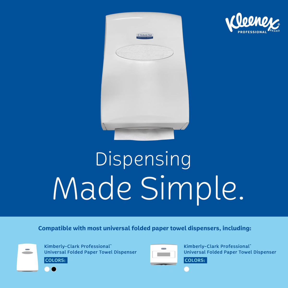 Kleenex Professional Multifold Paper Towels, 8 x 150 Sheets, 02046