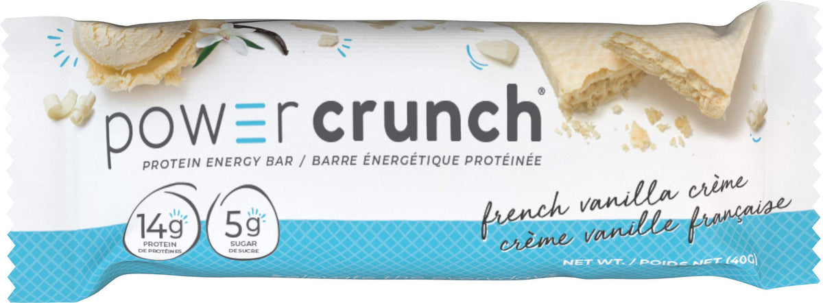 Power Crunch Protein Bars French Vanilla Creme, 12 Count