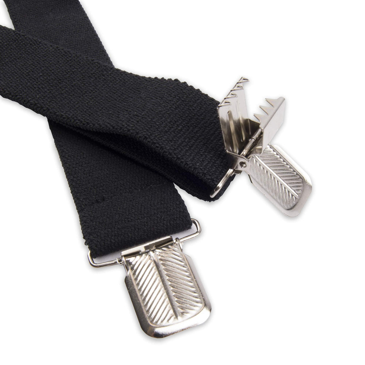 Dickies Men's 1-1/2 Solid Straight Clip Suspender, Black, One Size