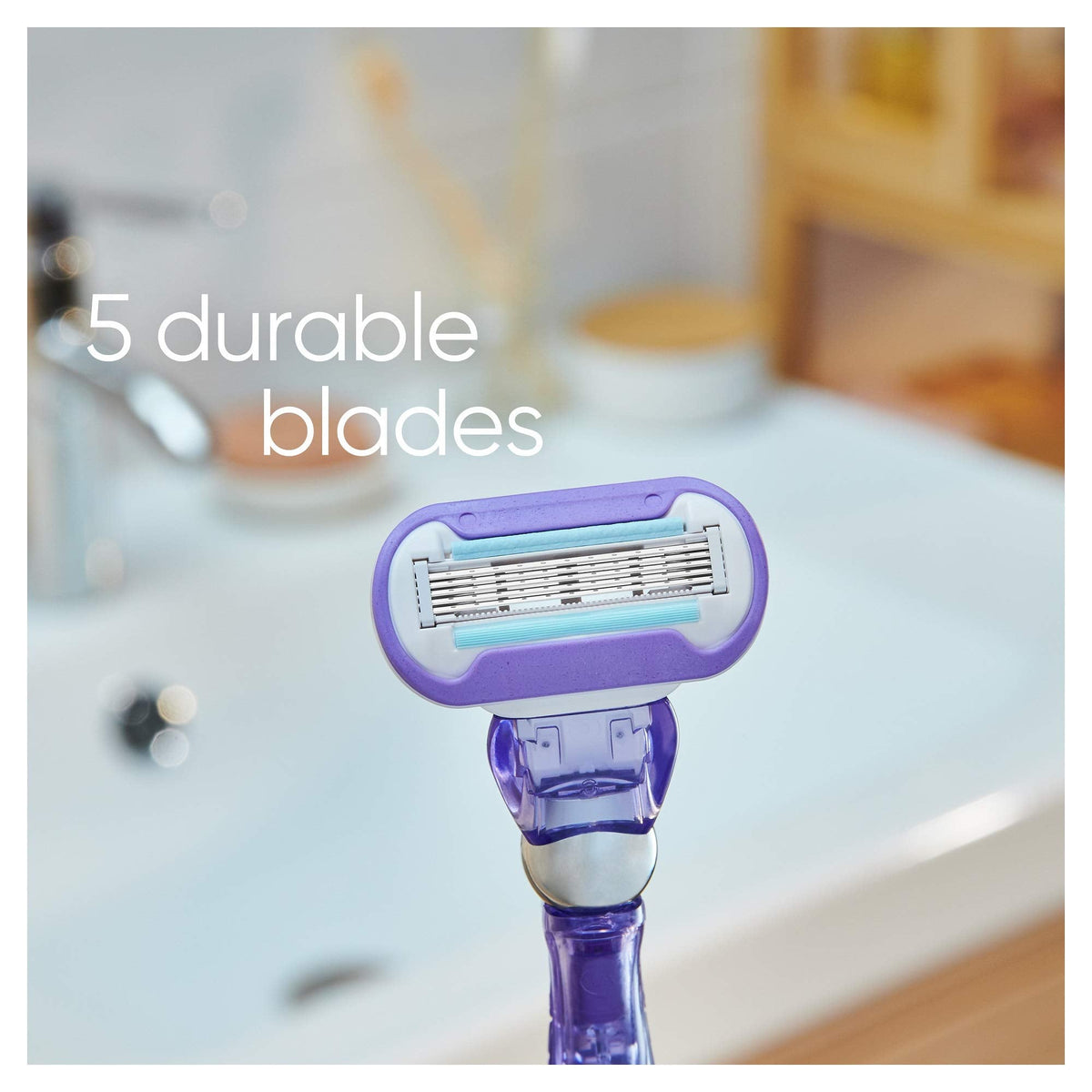 Gillette Venus Deluxe Smooth Swirl Women's Razor Handle + 3 Refills