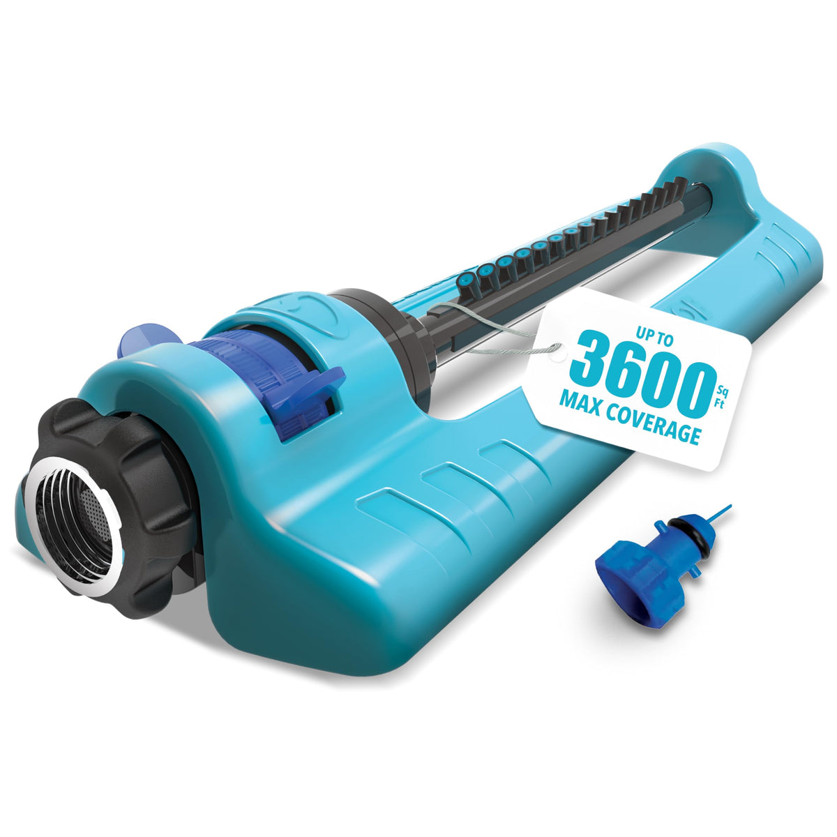 Aqua Joe SJI-OMS16 Metal Base Oscillating Sprinkler