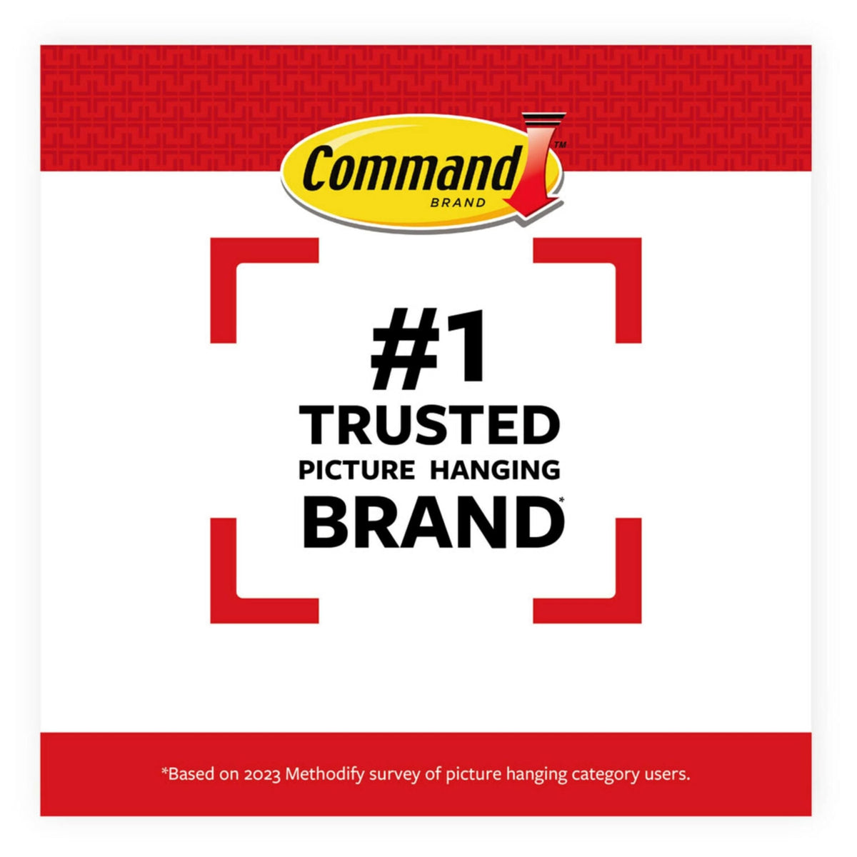 Command Large Picture Hanging Strips, White, 14 Pairs