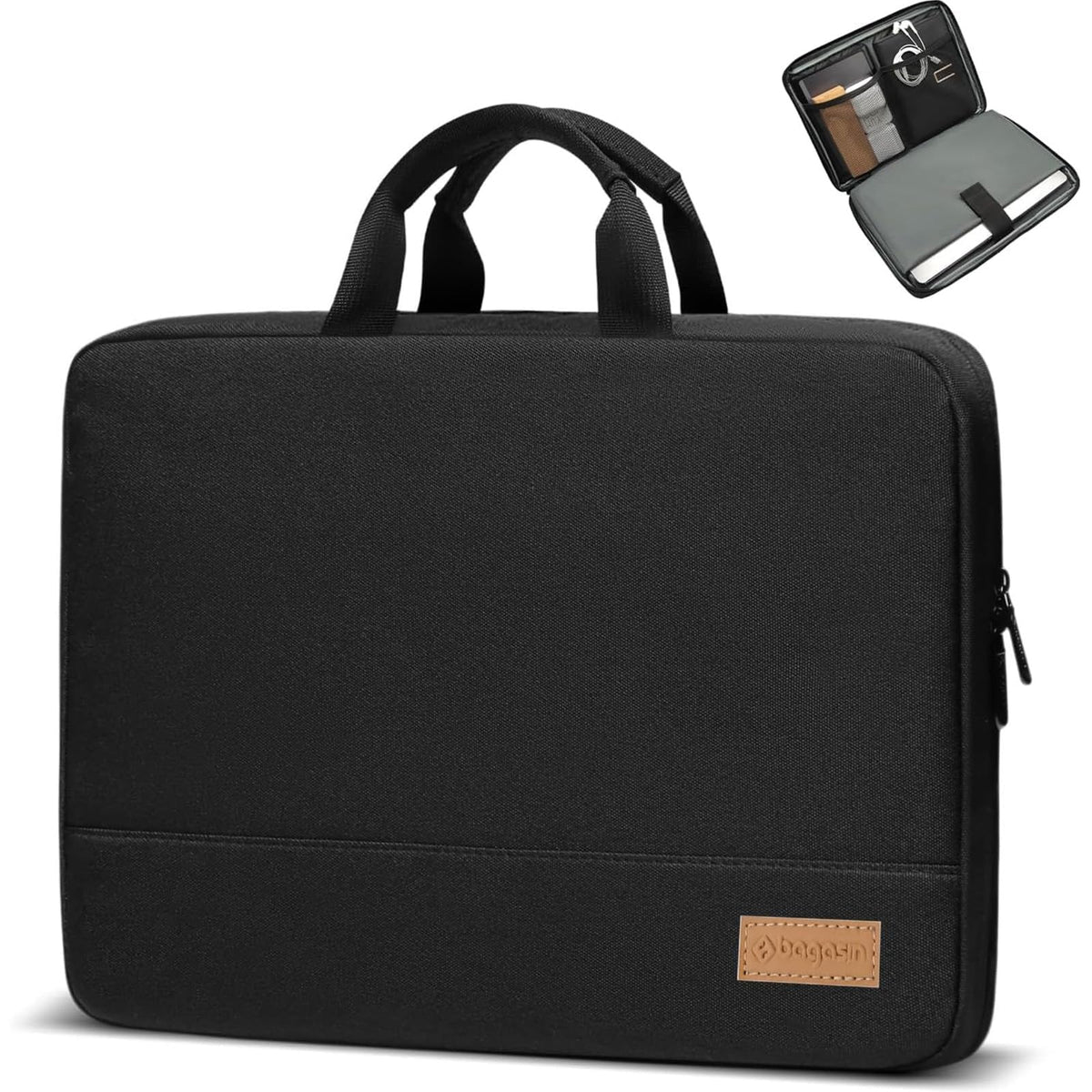 bagasin Water Resistant Laptop Sleeve Case, 15-16 inch